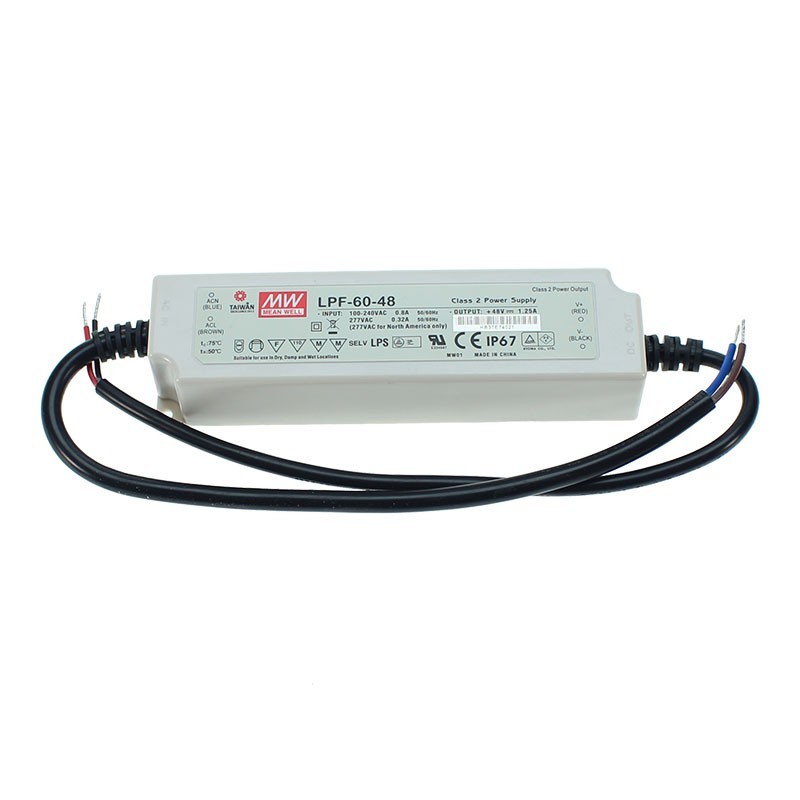 A14880LPF6048 LEDDriver LPF-60-48 60w 240V/48V Mean Well