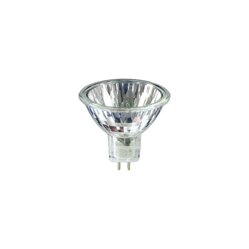 Ampoule halogène basse conso à réflecteur 35W rouge 12V MR11 35x35mm c