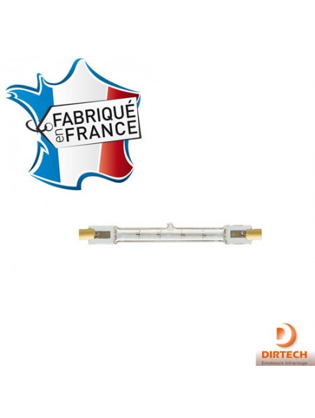 26987002DB012 15028R Tube quartz Infrarouge 1300w 230v 13x254.1mm DIRTECH