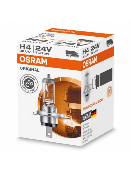 8040200250632 P43T Halogène GIGANT Heavy-Duty H4 94196 24V 75/70W OSRAM