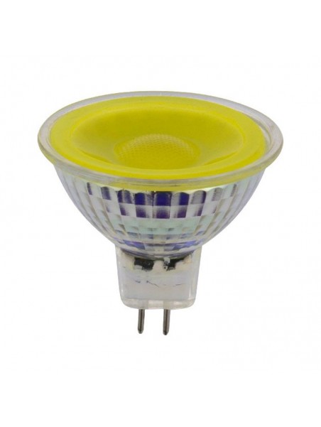 6168400048737 GU5,3 LED COB 5w Jaune 12V AC/DC SPL