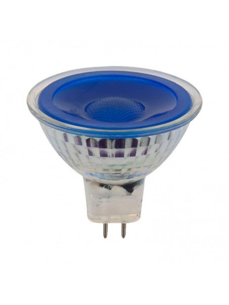 6168400048744 GU5,3 LED COB 5w Bleu 12V AC/DC SPL