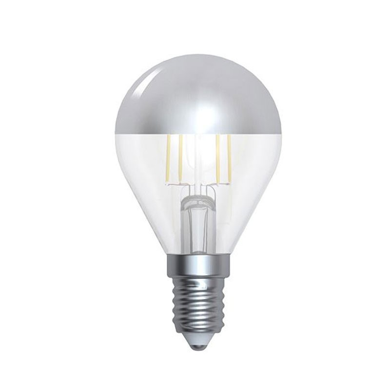 6021900156474 E14 Sphérique Calotte Argentée LED 4W 2700K Dimmable Girard Sudron