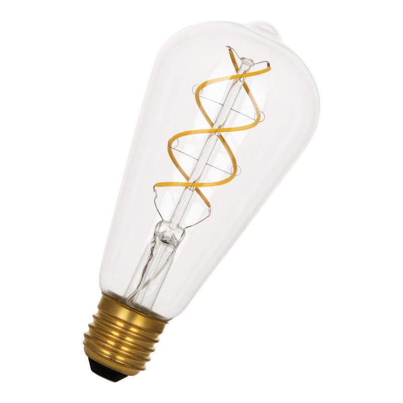 6070500144335 E27 Poirette led ST64 5W 2000K Claire Dimmable Effet filament 240V Spiraled