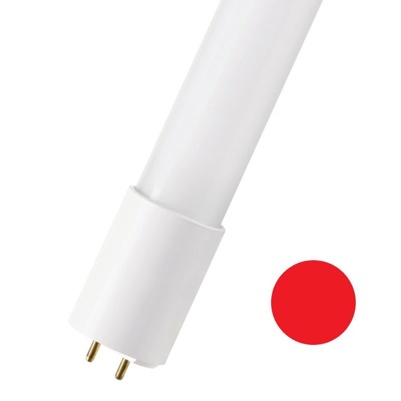 6510500141890 G13 Tube LED T8 600mm 10W ROUGE EM+AC