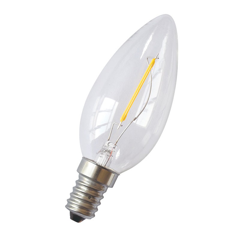 Ampoule LED à Filament 4W - Flamme - Culot E14 - Dimmable